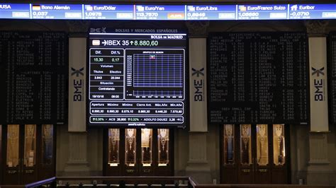 El IBEX 35 Sube Un 0 96 Y Reconquista Los 8 900 Puntos RTVE Es