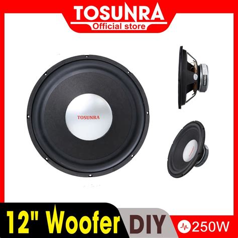 Tosunra Instrumental Speaker D Subwoofer Inch W Car Speaker