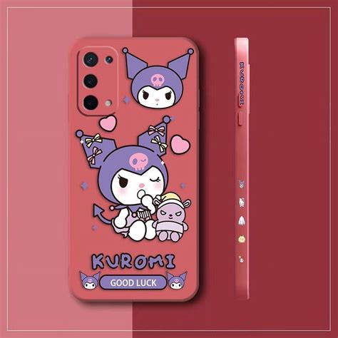 Wangyu Wangyu Anime Cute Kuromi Melody Phone Case For Oppo A52 A54 A55 A57 A59 A72 A73 A74 A91