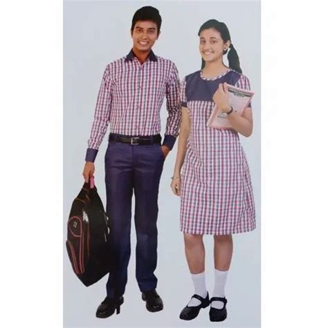 Dress Land Cotton Collar Neck Boys Summer School Uniform At Rs 550