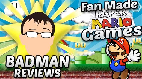 Fan Made Paper Mario Games Badman Youtube