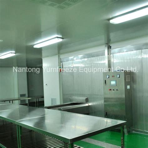 High Efficient Quick IQF Spiral Freezer For Shrimp Prawn Carrot