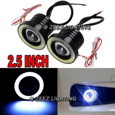 Purchase Led Cob Projector Fog Driving Lamp Angel Eye Halo Ring Drl