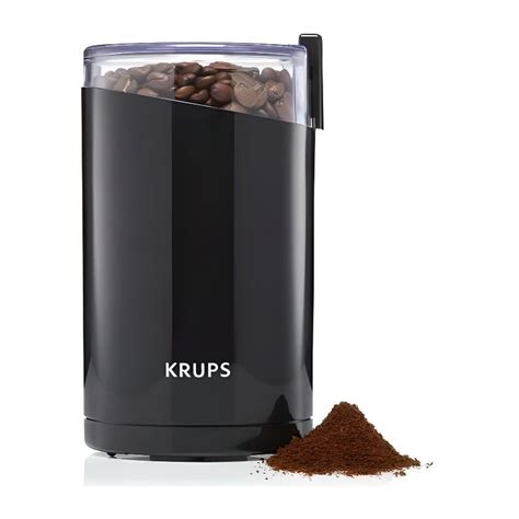 KRUPS F2034210 Noir Fast Touch Moulin a café électrique 85g 200W