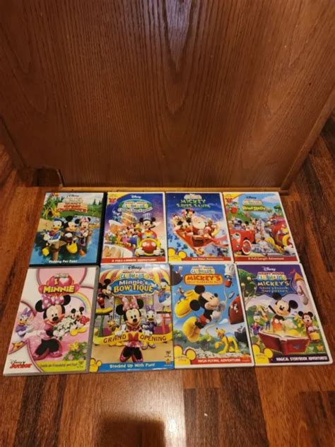 Disney S Mickey Mouse Clubhouse Junior Dvd Lot Mickey Minnie