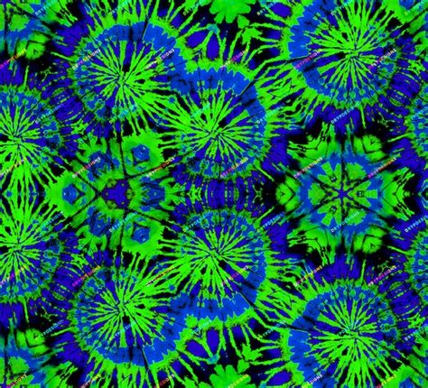 Neon Blue Green Tie Dye Seamless Pattern Background Texture Etsy