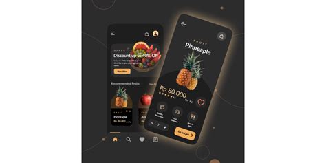 Fruit Shop Mobile App Ui Figma