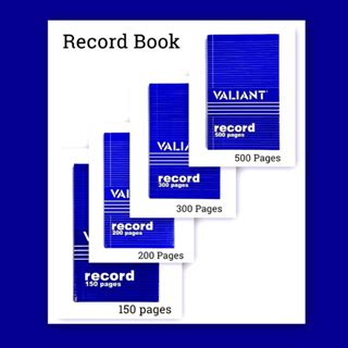 Valiant Record Book Hard Bound Pages Mm X Mm