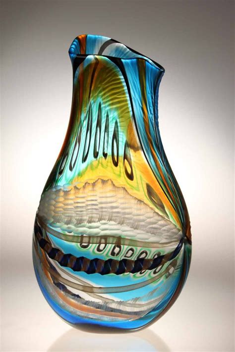 Murano Glass Studio Vase LODARIO 25 Glass Art Stained Glass Art