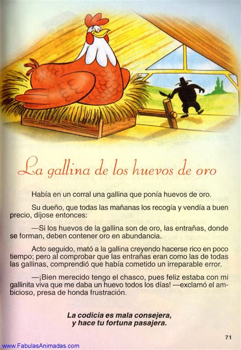 La Gallina Y Los Huevos De Oro By Fabulas Animadas Issuu