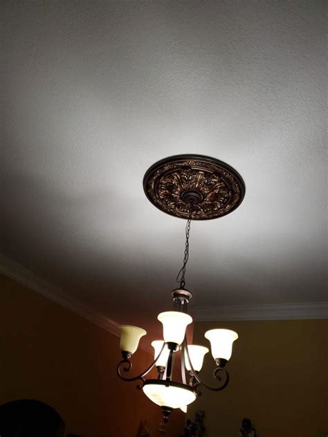 Bronze Colored Ceiling Medallion Shelly Lighting