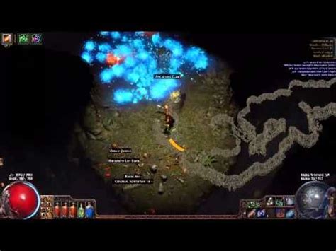 PoE Incinerate Totem Near Naked Underground Sea Run 1 2 YouTube