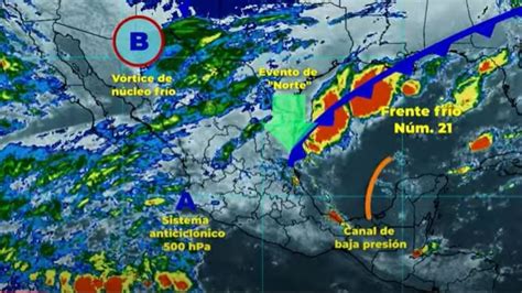 Frente Frío 21 Estos Son Los Estados Que Tendrán Lluvias Fuertes