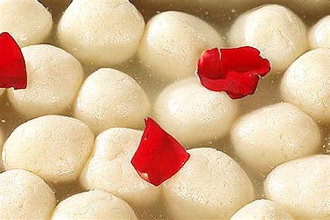 Rasgulla Traditional Dessert From West Bengal India