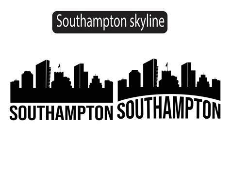 Southampton City Skyline Silhouette Vector Illustration 8630272 Vector