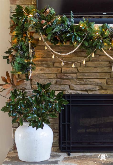 Christmas Mantel Garland: From Basic to Beautiful!| Kelley Nan