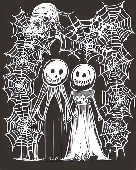 Halloween Boo Boo Couple Ghost Figure · Creative Fabrica