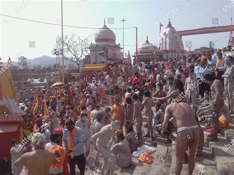 Naga Sadhu Naked Holy Man Poses Editorial Stock Photo Stock Image