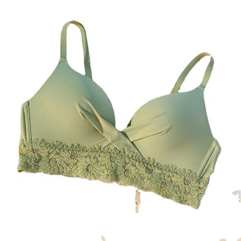 New Lingerie Women With Small Breasts Gathered Without Underwire Sexy Lace Bra Women On The