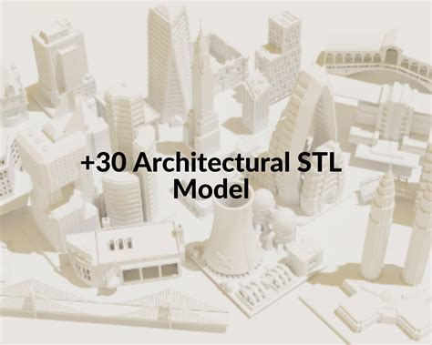 Architectural Models Stl Package for 3d Printers, Skyscrapers and ...