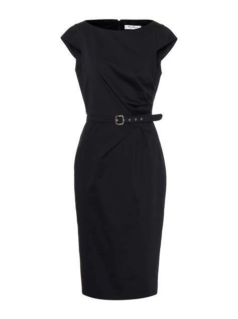 Neris Belted Cotton Stretch Dress Max Mara Womenswear Ede