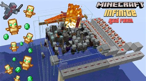 Minecraft How To Build A Inifinite Raid Farm Step By Step Unlimited