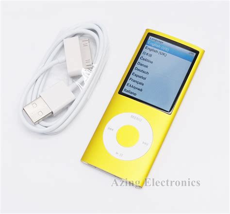 Apple IPod Nano 4th Generation A1285 8GB Yellow MB748LL A IPods MP3