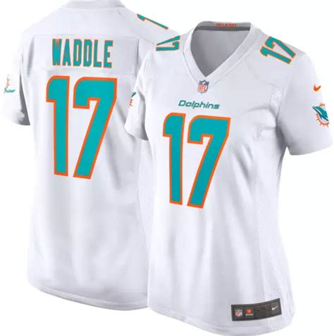 Nike Women's Miami Dolphins Jaylen Waddle #17 White Game Jersey | DICK ...