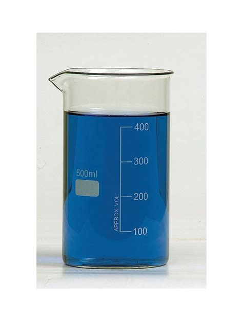 Beaker Berzelius Tall Form With Spout Borosilicate Glass 1000ml 6