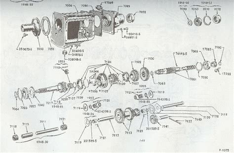 Ford Borg Warner 4 Speed Transmission Identification