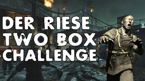 Der Riese Two Box Challenge Part 2 World At War Zombies YouTube