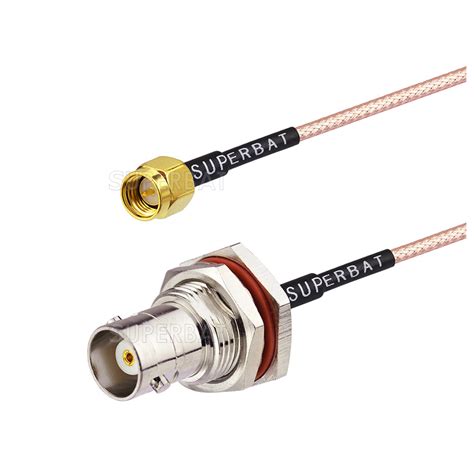 Rf Coax Sma Male To Bnc Female Connector Pigtail Rg Extension Cable