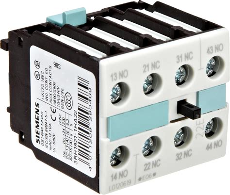 Siemens SIRIUS 3R Block Hilfskontakt 2 Na 2NC S0 S3 Amazon De