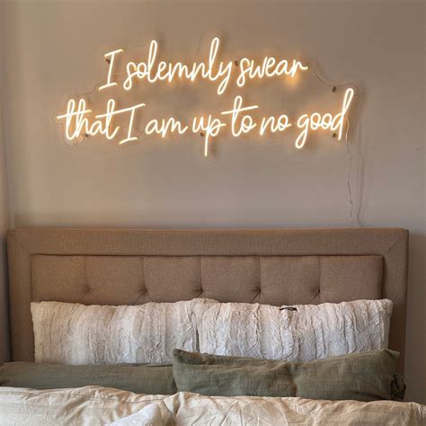 Custom Neon Sign Inspirational Quote Neon Sign Bedroom Led Neon Sign