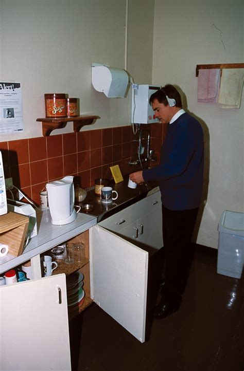 Slide Radio Operator In Kitchen Melbourne Coastal Radio Station