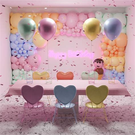 Icecream Birthday Blender Scene | Scene, Sims 4 children, Balloons