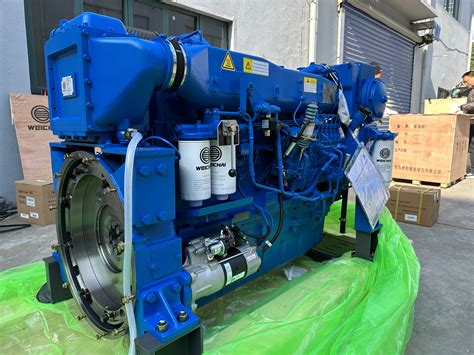 Weichai Wd12c Series 4 Stroke 6 Cylinder Marine Diesel Engine Wd12c400