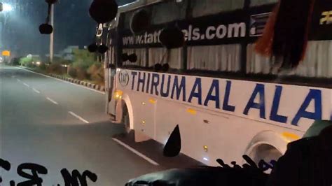 Mrm Travels Overtaking 2 Tat Travels Bus Youtube