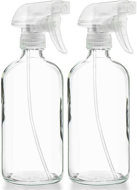 Glass Spray Bottles 2 Pack, 16 oz Refill - naturefoundations.com