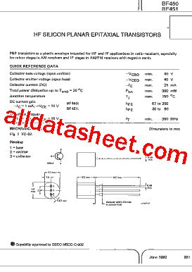 BF451 Datasheet PDF NXP Semiconductors