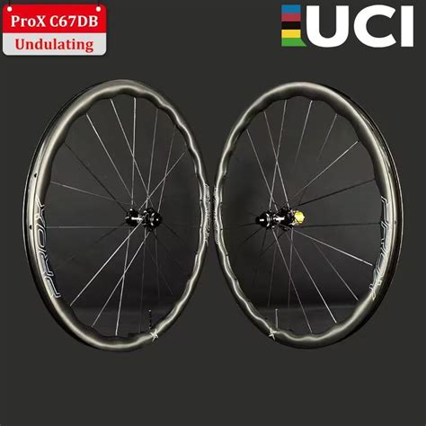 Prox Super Light Carbon Spoke Wheels C Db Undulating Rim Depth Road