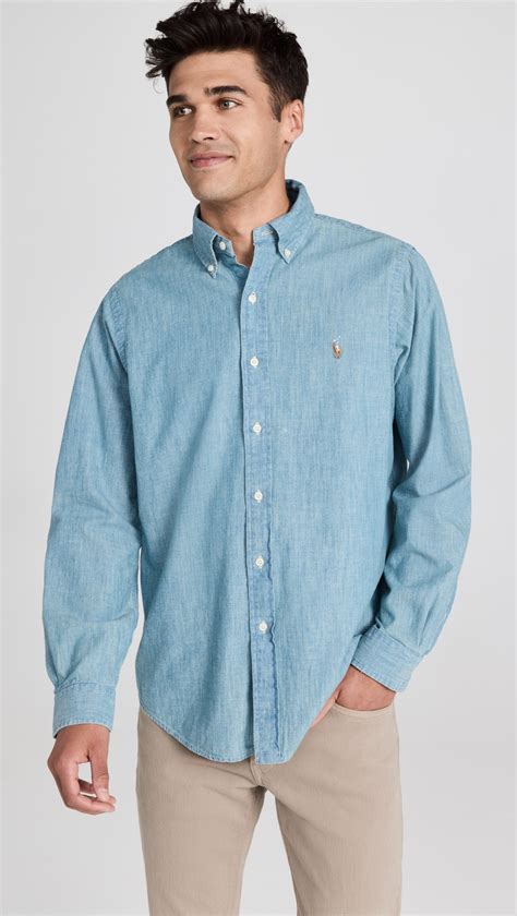 Polo Ralph Lauren Classic Fit Chambray Shirt Shopbop