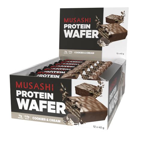 Musashi Protein Wafer 40g Nzphysique