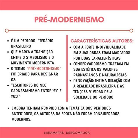 PRÉ MODERNISMO Pré modernismo Escolas literárias Planos de estudo enem