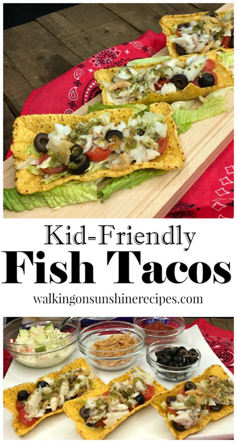 Kid-Friendly Fish Tacos made with Alaska Pollock | Dinner Recipe