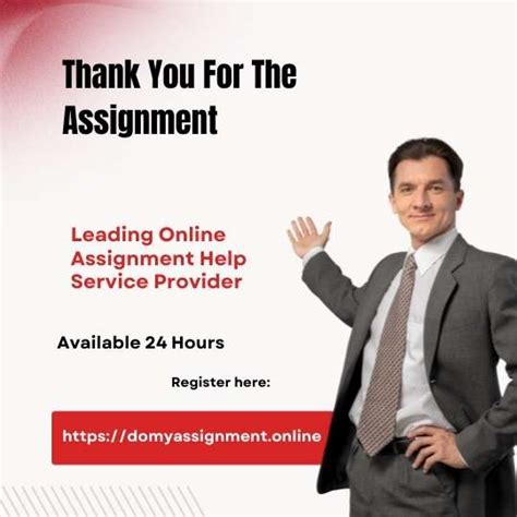 Thank You For The Assignment Do My Assignment Online