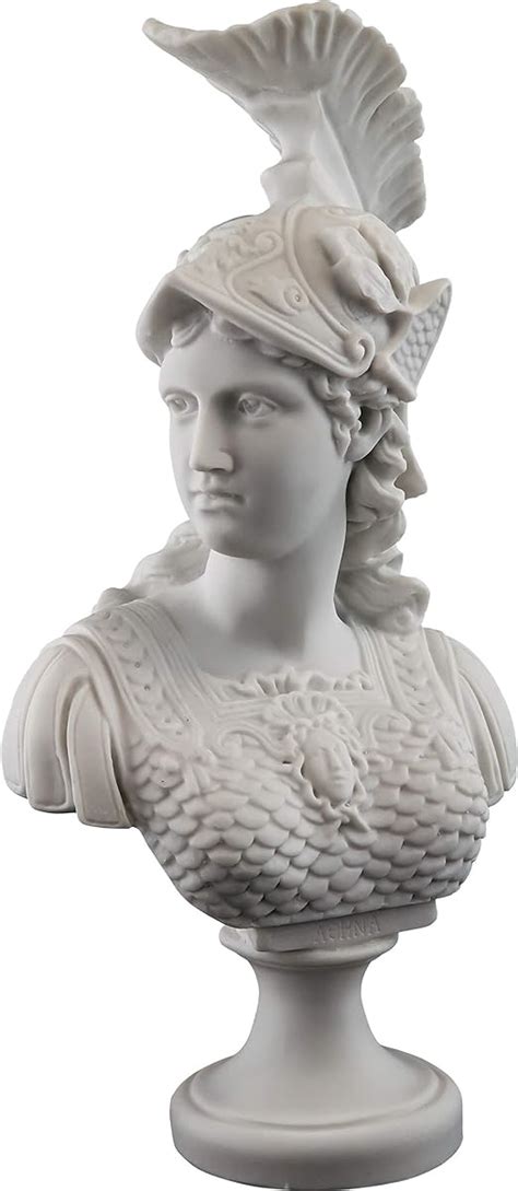 Parte Superior Collection Estatua De Busto De La Diosa Griega Athena