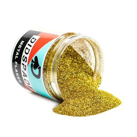 Metal Flakes Gold Tub 100g