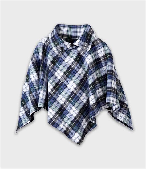 Flannel Poncho Or Shawl Handcrafted Usa The Vermont Flannel Co The Vermont Flannel Company