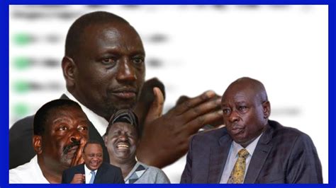 Kimeumana Ruto LOSES Temper Lectures Gachagwa S SHAREHOLDERS As